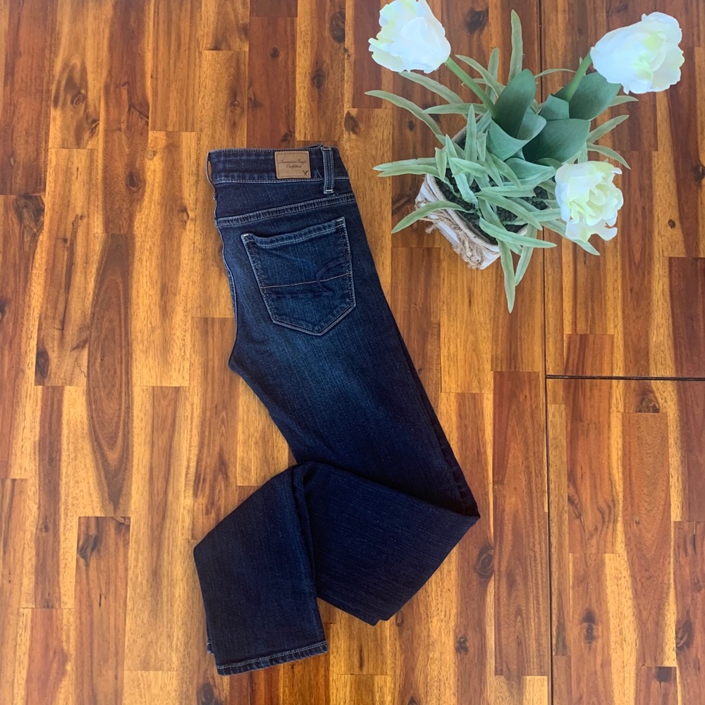 American Eagle dark Jeans—size 4